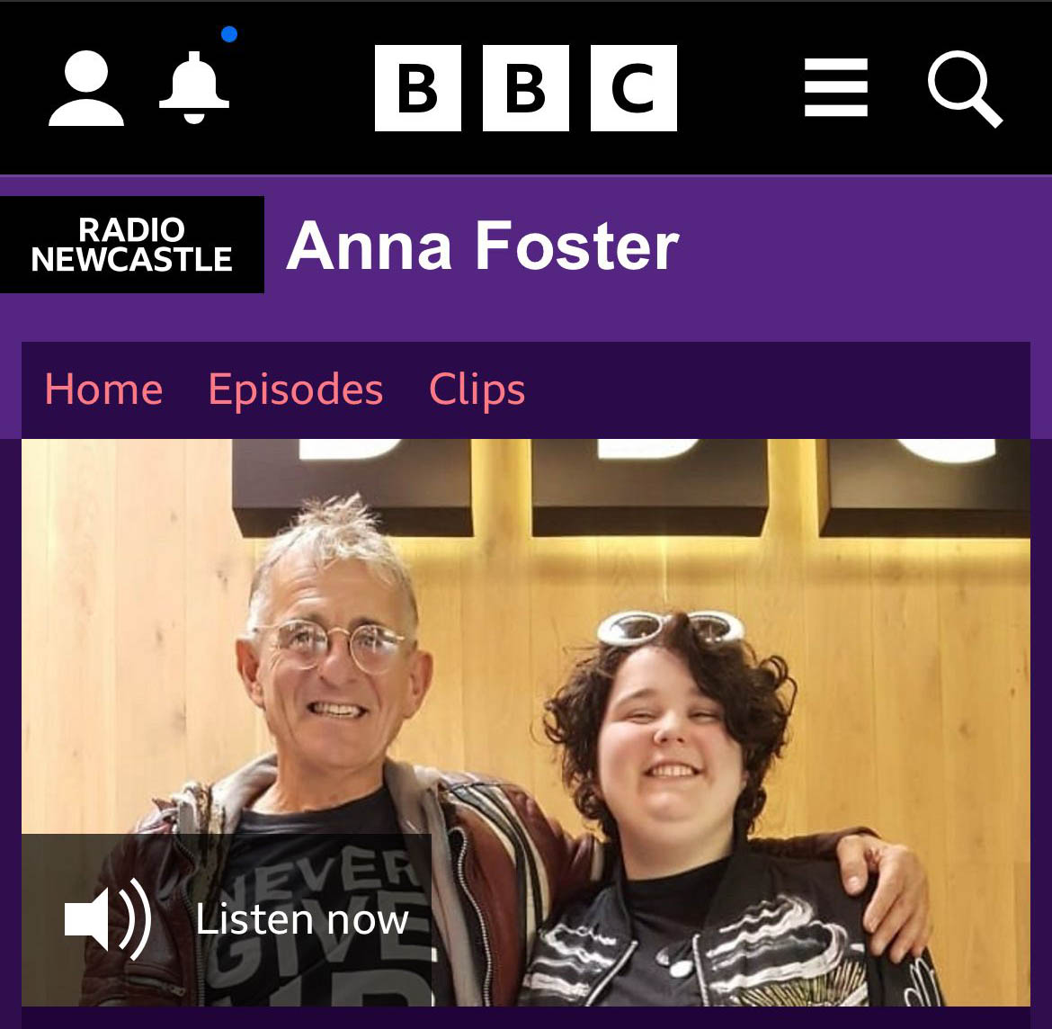 Amity at BBC radio