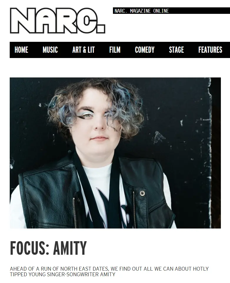 Amity in NARC magazine